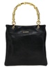 Jil Sander Bamboo-Style Handles Small Tote Bag