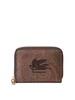 Etro Paisley Printed Logo Embroidered Coin Holder