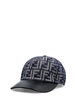 Fendi FF Motif Jacquard Denim Baseball Cap