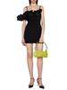 JACQUEMUS Black Ruffled One-Shoulder Dress for Women