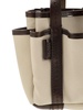 Max Mara Gardenca Basxs Giardiniera Mini Canvas And Leather Tote Bag