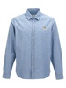 Maison Kitsuné Fox Head Patch Denim Shirt