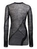 Ann Demeulemeester Asymmetric Semi-Sheer Pullover