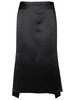 Sportmax 'Hudson' Black Acetate Skirt