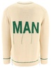 Junya Watanabe MAN Logo Intarsia Knit Crewneck Jumper