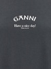 Ganni Logo Printed Crewneck Sweatshirt