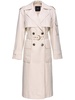 Pinko Belted Double-Breasted Trench Coat