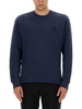 Maison Kitsuné Bold Fox Head Patch Crewneck Sweatshirt