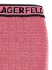 Karl Lagerfeld Logo Waistband High Waist Skirt