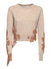 Acne Studios Lace Trim Crewneck Jumper