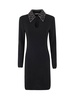 Alberta Ferretti Embellished Long-Sleeved Mini Dress