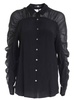 Karl Lagerfeld Gathered Buttoned Shirt