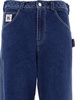 Bode Knolly Brook Contrast Stitched Mid Rise Jeans