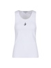 JW Anderson Logo Embroidered Ribbed Tank Top