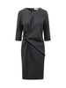 Lanvin Cat Pin Mid-Length Dress