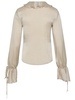 Blumarine Ruffled Long-Sleeve Blouse