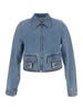 Fendi Cropped Denim Jacket