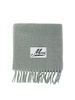 Marni Logo Patch Fringed-Edge Scarf