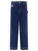 Bode Knolly Brook Contrast Stitched Mid Rise Jeans