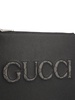 Gucci Logo Patch Clutch Bag