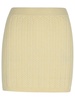 Sportmax 'Earry1' White Wool Blend Skirt