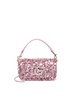 Dolce & Gabbana All-Over Embellished Foldover Top Crossbody Bag