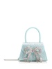 Self-Portrait Micro Bow Embellished Chin Linked Tote Bag