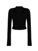 Dion Lee Lock Slit Long Sleeved Cut-Out Knitted Top