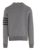 Thom Browne 4-Bar Striped Crewneck Sweatshirt