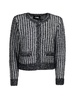 Karl Lagerfeld Tweed Knitted Cardigan