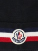 Moncler Logo Patch Knitted Beanie