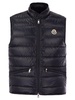 Moncler Logo Patch Zip-Up Padded Vest