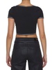 Alexander Wang Logo-Detailed Crop Top