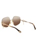 Chloé Eyewear Pentagonal Frame Sunglasses