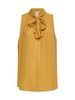 Max Mara Pussy-Bow Sleeveless Top