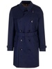 Burberry Kensington Double-Breasted Belted Trench Coat