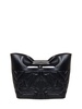 Alexander McQueen Seal Logo-Embroidered Top Handle Bag