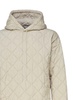 Quilted Sweatshirt With Hood And Drawstring