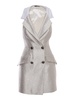 Elisabetta Franchi Sleeveless Tweed Mini Dress