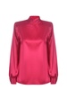 Pinko Long-Sleeved Satin Blouse