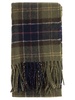 Barbour Tartan Checked Fringe Scarf