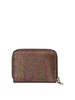 Etro Paisley Printed Logo Embroidered Coin Holder