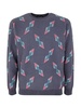 Giorgio Armani Long Sleeved Monogram Patterned Jumper