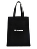 Jil Sander Logo Printed Medium Flat Shopper Bag