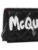 Alexander McQueen Graffiti Logo Quilted Crossbody Bag