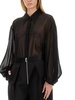 Khaite Long-Sleeved Sheer Top