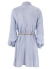 Michael Kors Striped Belt Shirt Dress