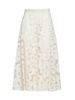 Max Mara Studio High Waist Lace Midi Skirt