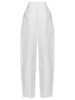 Khaite High-Waisted Tapered Leg Trousers