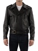 Loewe Zip-Up Long Sleeved Leather Biker Jacket